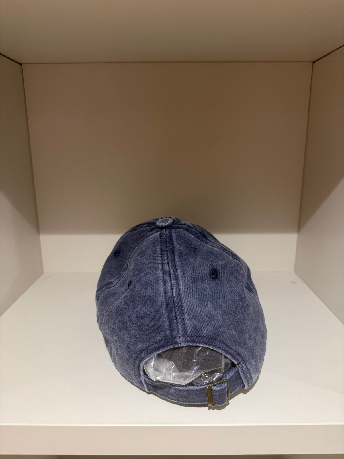 Poker hat cappellino blu navy effetto vintage lucky poker head