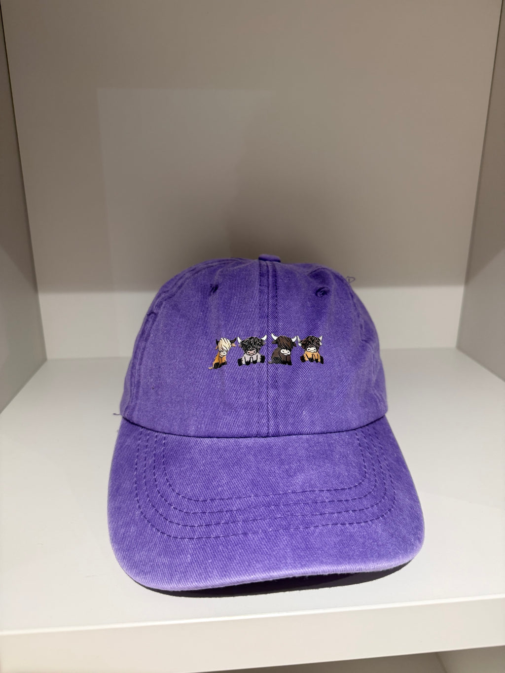 Purple buffalo hat