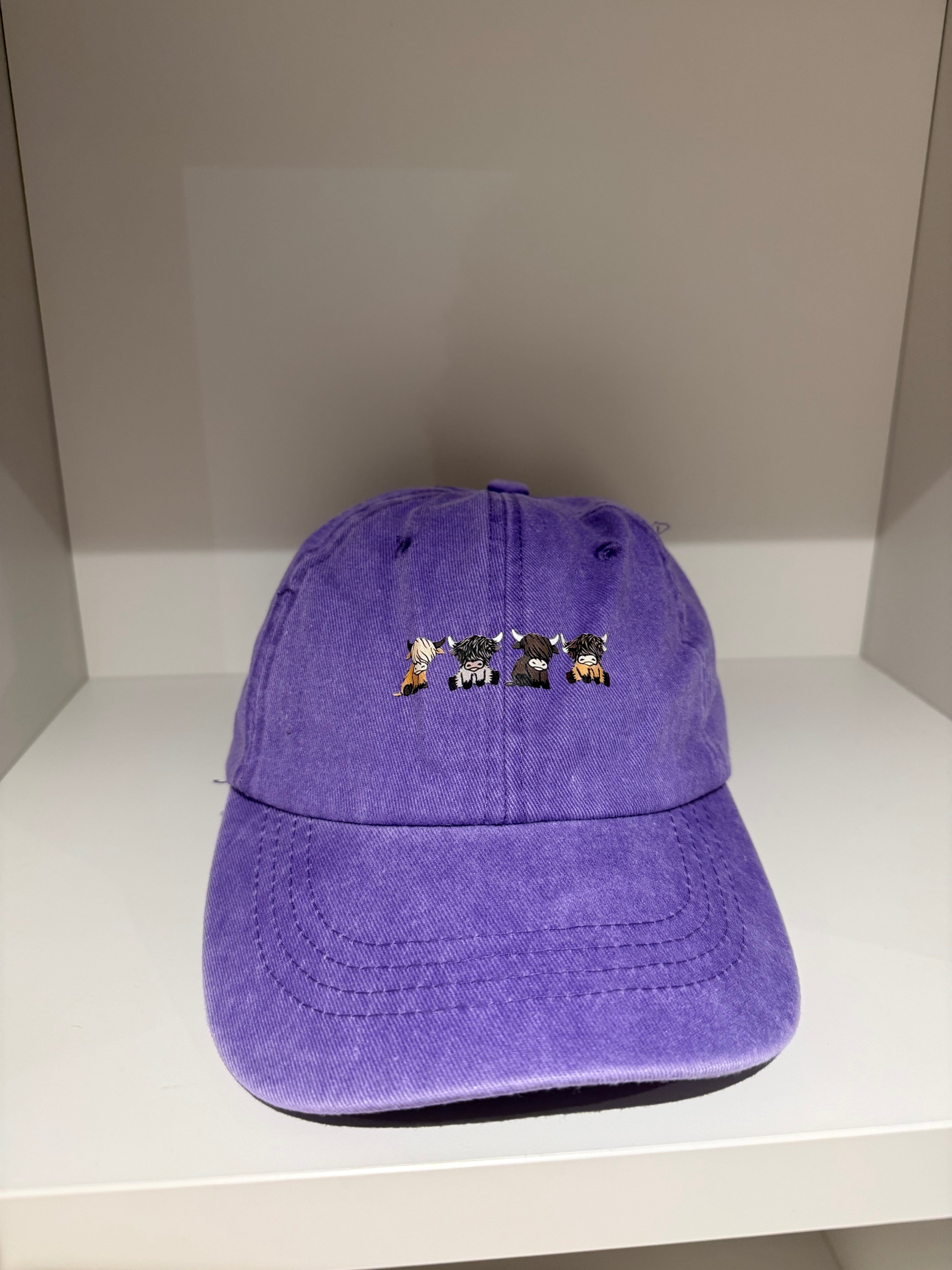 Purple buffalo hat