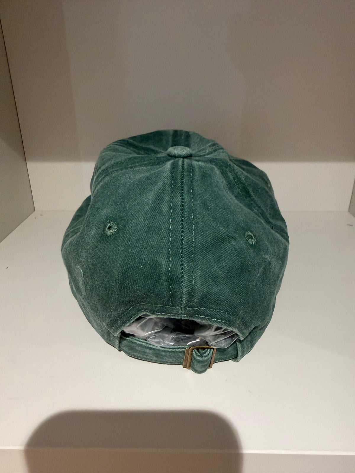 Cute cat hat cappellino verde bottiglia con stampa cute cat